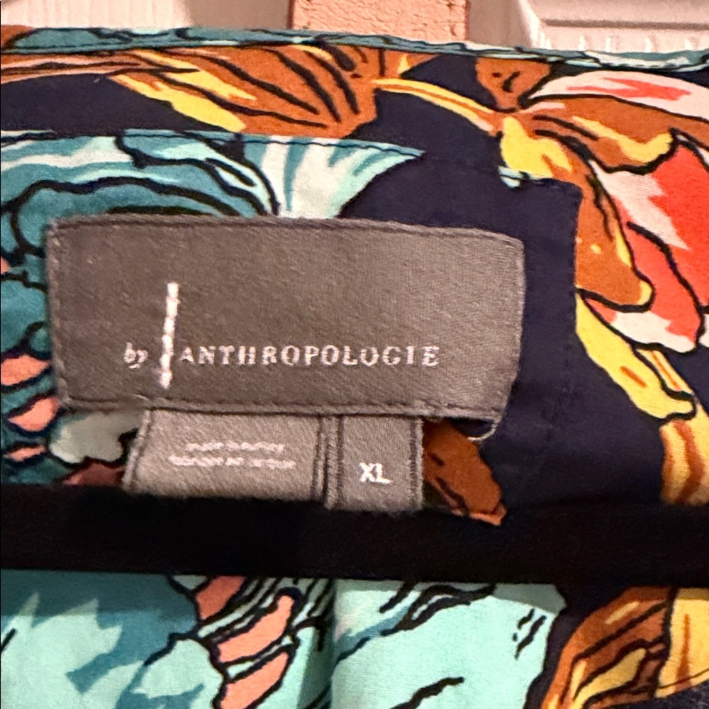 Anthropologie Vibrant Floral Mini Dress - Picture 2 of 5
